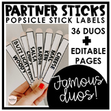 Partner Sticks Labels - Editable