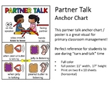 Partner Talk Anchor Chart Poster