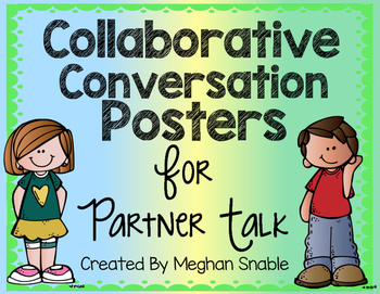 Preview of Partner Talk- Collaborative Conversation Posters