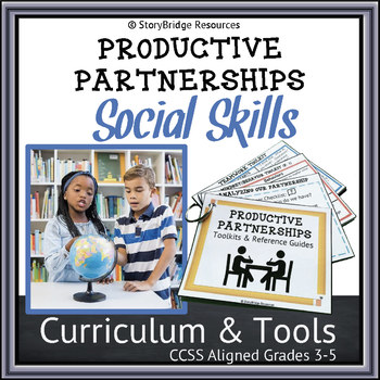 Preview of Partner Work Curriculum-Social Skills and Healthy Mindsets for Productivity