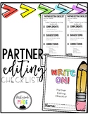 Partner Writing and Editing for Writer's Workshop