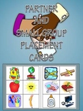 Partner and Small Group Random Placement Cards