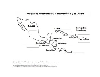 Map Of Spanish Speaking Countries In Central America Partner maps Spanish speaking countries of Latin America by 