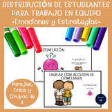 Partner pairing ESPAÑOL - Grupos y parejas - Emociones y e