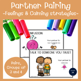 Partner pairing - Groups and pairs - Feelings and calming 