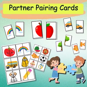 Preview of Partner pairing cards - Pairing Students - Partner work - Pick a partner