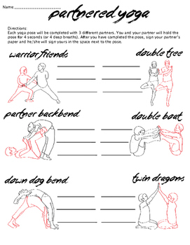 Pin by me on OHSC IDEAS  Partner yoga poses, Couples yoga poses