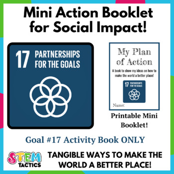 Preview of Partnerships for the Goals (SDG 17) Take Action Mini Foldable Booklet