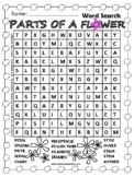Parts Of A Flower Word Search