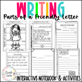 Parts of A Friendly Letter- Interactive Notebook (k-2nd)