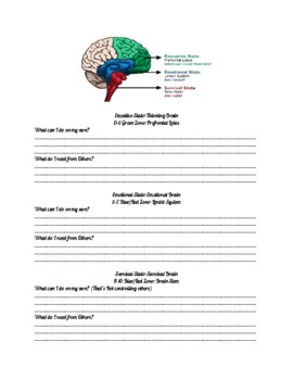 Preview of Parts of Brain Thinking