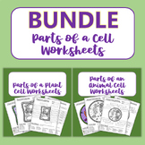 Parts of a Cell Worksheet Bundle