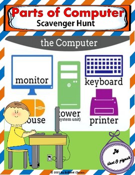 Preview of Parts of Computer Scavenger Hunt