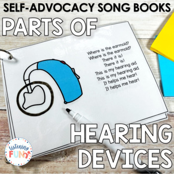 Preview of Parts of Hearing Devices Self-Advocacy Song Book