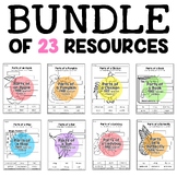 Label the Parts Activity Bundle  + FREE Spanish