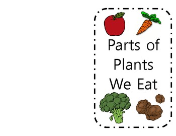 Preview of Parts of Plants We Eat Booklet
