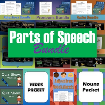 Preview of Parts of Speech Unit