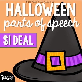 Preview of Parts of Speech: Halloween Word Work $1 Deal