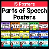 Parts of Speech Posters for Grammar and Language Arts Focu