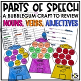 Parts of Speech | A Craft to Review Nouns, Verbs, Adjectives
