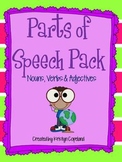 Parts of Speech Activities Pack: Nouns, Verbs & Adjectives