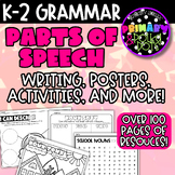 Parts of Speech Activities | Posters | Anchor Charts | Wor