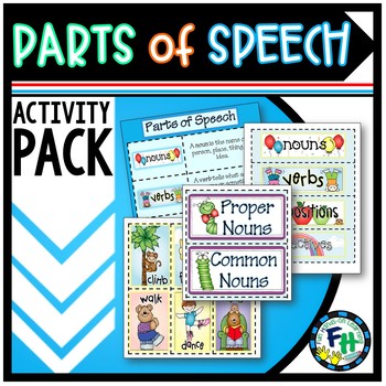 Preview of Parts of Speech Activity Pack