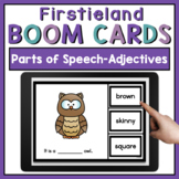 Parts of Speech Adjectives Boom Cards Game For Kindergarte