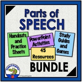 Preview of Parts of Speech BUNDLE
