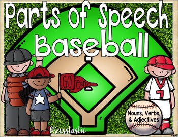 Preview of Parts of Speech Baseball