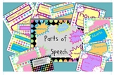 Parts of Speech Bulletin Board - Common Core Language Arts