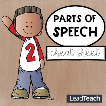 Preview of Parts of Speech - Cheat Sheet