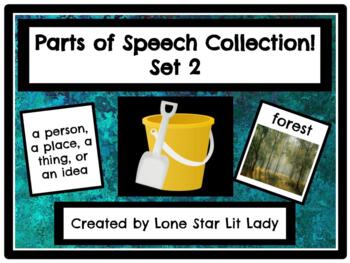 Preview of Parts of Speech Collection Game - Set 2