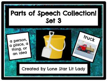 Preview of Parts of Speech Collection Game - Set 3