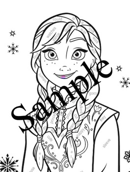 Download Frozen Coloring Sheets Worksheets Teaching Resources Tpt