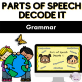 Parts of Speech- Decode It!