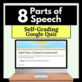 Parts of Speech Digital Quiz | Google Forms