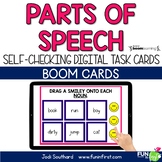 Parts of Speech - Digital Task Cards | Boom Cards | Distan