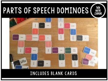Preview of Parts of Speech Dominoes