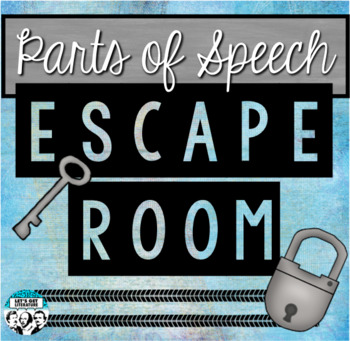 Preview of Parts of Speech Escape Room