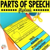 Parts of Speech Review Flipbook | Nouns Pronouns Verbs Adjectives