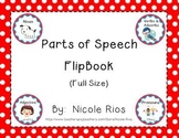 Parts of Speech Flipbook (Full-Size)