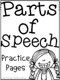 Parts of Speech Freebie