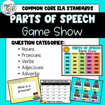 Preview of Parts of Speech Game Show