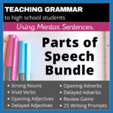 Parts of Speech Grammar Bundle With Nouns, Verbs, Adjectiv