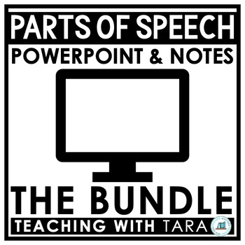 Preview of Parts of Speech | Grammar | Editable PowerPoint and Notes Bundle