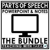 Parts of Speech | Grammar | Editable PowerPoint and Notes Bundle