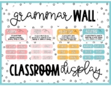 Parts of Speech Grammar Word Wall - Classroom Display