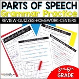 Parts of Speech Grammar Worksheets Pronouns, Adjectives, A