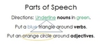 Parts of Speech Identification